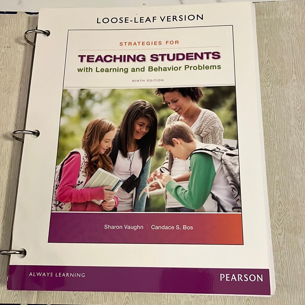 Strategies for teaching students with learning and behavior problems 9th ed